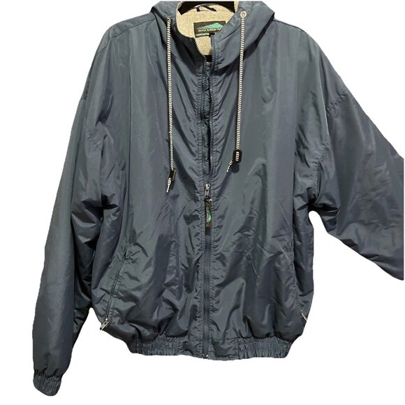 Dutch Harbor Gear Men's Workwear Hoodie Jacket Blue Lining Size XXL Full Zip - Picture 4 of 4